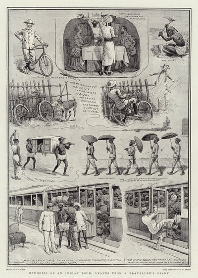 Memories of an Indian Tour, Leaves from a Traveller